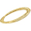 image:imageRossSimons 14kt GoldPlated Interlocking Bangle Braceletno gemstone