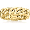 image:imageRossSimons 14kt Yellow Gold CurbLink RingNo Gemstone