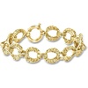 image:imageRossSimons 14kt Yellow GoldPlated CircleLink Braceletno gemstone