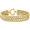 image:imageRossSimons 14kt Yellow GoldPlated MultiLink Braceletno gemstone