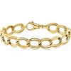 image:imageRossSimons 14kt Yellow GoldPlated OvalLink Braceletno gemstone