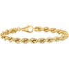 image:imageRossSimons 14kt Yellow GoldPlated RopeChain Braceletno gemstone