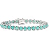 image:imageRossSimons 1500 ct tw Gemstone Tennis Bracelet in Sterling SilverStabilized Turquoise