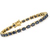 image:imageRossSimons 1500 ct tw Sapphire Bracelet in 18kt Gold Over SterlingSapphire