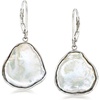 image:imageRossSimons 1517mm Cultured Baroque Keshi Pearl Drop Earrings in Sterling Silver