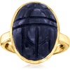 image:imageRossSimons 1600 Carat Sapphire Scarab Ring in 18kt Gold Over SterlingSapphire