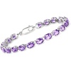 image:imageRossSimons 1800 ct tw Amethyst Tennis Bracelet in Sterling Silver 8 inches