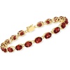 image:imageRossSimons 1800 ct tw Oval Garnet Bracelet in 14kt Yellow GoldGarnet