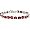 image:imageRossSimons 1800 ct tw Oval Garnet Bracelet in Sterling SilverGarnet