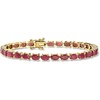 image:imageRossSimons 1800 ct tw Ruby Bracelet in 18kt Gold Over SterlingRuby