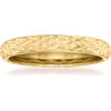 image:imageRossSimons 18kt Yellow Gold Quilted RingNo Gemstone