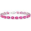 image:imageRossSimons 1900 ct tw Pink Topaz Tennis Bracelet in Sterling SilverTopaz