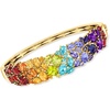 image:imageRossSimons 2000 ct tw MultiGemstone Bangle Bracelet in 18kt Gold Over SterlingAmethyst