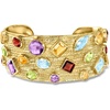 image:imageRossSimons 2210 ct tw MultiGemstone Cuff Bracelet in 18kt Gold Over SterlingAmethyst