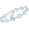 image:imageRossSimons 2300 ct tw Sky Blue Topaz Bracelet in Sterling Silver 7 inches