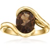 image:imageRossSimons 250 Carat Smoky Quartz Swirl Ring in 18kt Gold Over SterlingQuartz