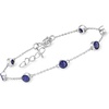 image:imageRossSimons 250 ct tw Sapphire Station Bracelet in Sterling Silver 7 inches