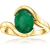 image:imageRossSimons 270 Carat Emerald Swirl Ring in 18kt Gold Over SterlingEmerald