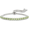 image:imageRossSimons 490 ct tw Peridot Bolo Bracelet in Sterling Silver