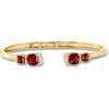 image:imageRossSimons 500 ct tw Garnet and 10 ct tw White Topaz Cuff Bracelet in 18kt Gold Over SterlingGarnet