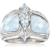 image:imageRossSimons 585 ct tw Aquamarine Ring in Sterling SilverAquamarine