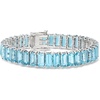image:imageRossSimons 6000 ct tw Sky Blue Topaz Tennis Bracelet in Sterling SilverTopaz
