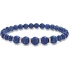 image:imageRossSimons 68mm Gem Bead Stretch Bracelet with 24 ct tw Diamonds in Sterling SilverLapis Lazuli