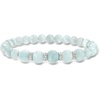 image:imageRossSimons 68mm Gem Bead Stretch Bracelet with 24 ct tw Diamonds in Sterling Silveraquamarine