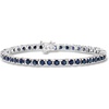 image:imageRossSimons 790 ct tw Sapphire Tennis Bracelet in Sterling SilverSapphire