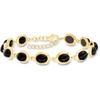 image:imageRossSimons Black Onyx Bracelet in 18kt Gold Over SterlingOnyx