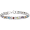 image:imageRossSimons Gemstone Byzantine Bracelet in Sterling SilverAmethyst