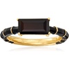 image:imageRossSimons Gemstone and Enamel Ring in 18kt Gold Over SterlingOnyx