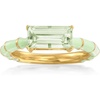 image:imageRossSimons Gemstone and Enamel Ring in 18kt Gold Over Sterlingprasiolitequartz