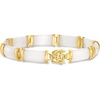 image:imageRossSimons Good Fortune Jade Bracelet in 18kt Gold Over SterlingAgate