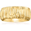 image:imageRossSimons Italian 10kt Yellow Gold DiamondCut RingNo Gemstone