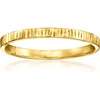 image:imageRossSimons Italian 10kt Yellow Gold Textured RingNo Gemstone