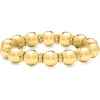 image:imageRossSimons Italian 12mm 14kt Yellow GoldPlated Bead Stretch Braceletno gemstone