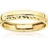 image:imageRossSimons Italian 14kt Yellow Gold DiamondCut and Polished RingNo Gemstone