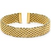 image:imageRossSimons Italian 14kt Yellow GoldPlated Beaded Cuff Braceletno gemstone