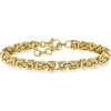 image:imageRossSimons Italian 14kt Yellow GoldPlated Byzantine Braceletno gemstone