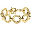 image:imageRossSimons Italian 14kt Yellow GoldPlated CircleLink Bracelet 7 inches