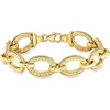 image:imageRossSimons Italian 14kt Yellow GoldPlated Link Braceletno gemstone