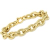 image:imageRossSimons Italian 14kt Yellow GoldPlated OvalLink Braceletno gemstone