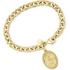 image:imageRossSimons Italian 18kt Gold Over Sterling Miraculous Medal Charm Braceletno gemstone