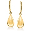 image:imageRossSimons Italian 18kt Yellow Gold Teardrop Earrings