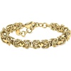 image:imageRossSimons Italian 8mm 14kt Yellow GoldPlated Byzantine Bracelet 7 inches