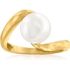 image:imageRossSimons Italian 995mm Cultured Pearl Twisted Ring in 18kt Gold Over Sterling