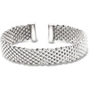 image:imageRossSimons Italian RhodiumPlated Beaded Cuff Braceletno gemstone