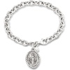 image:imageRossSimons Italian Sterling Silver Miraculous Medal Charm Braceletno gemstone