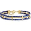 image:imageRossSimons Lapis Bead and SnakeChain Bracelet in 18kt Gold Over Sterling 7 inches